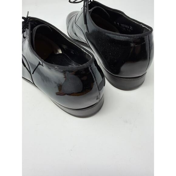 FLORSHEIM Men\'s Plain Toe Patent Leather Oxford Dress Lace up Shoes 10D main image 6